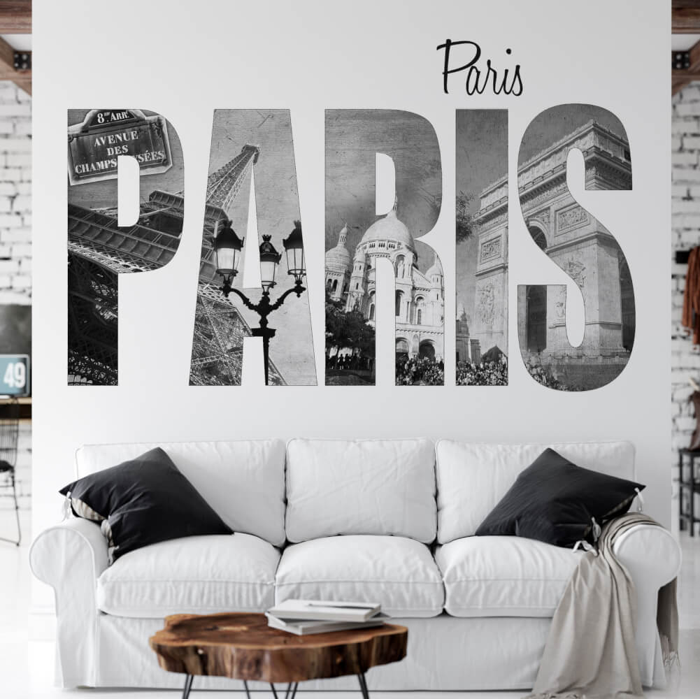 Stenska nalepka – Pariz